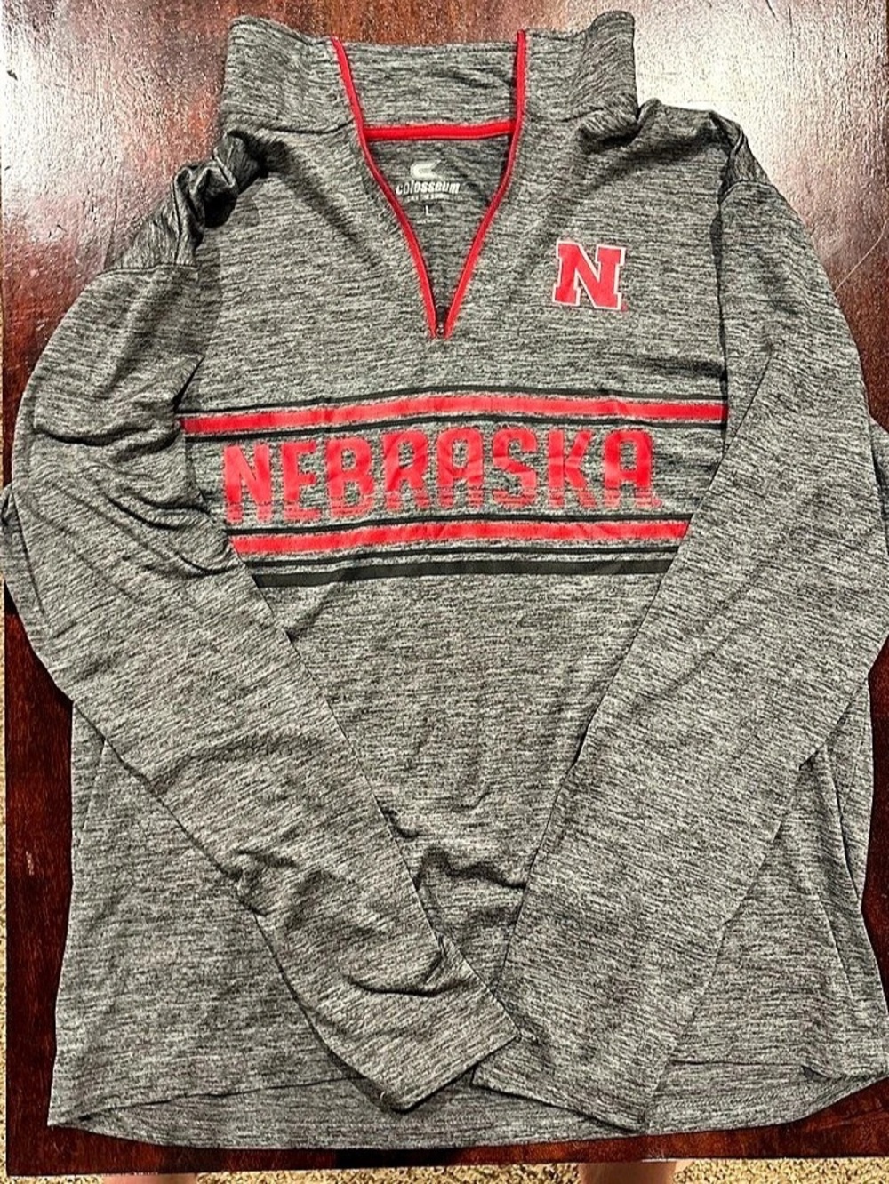 Colosseum Nebraska Cornhuskers Quarter-Zip Pullover Men's Nebraska Cornhuskers